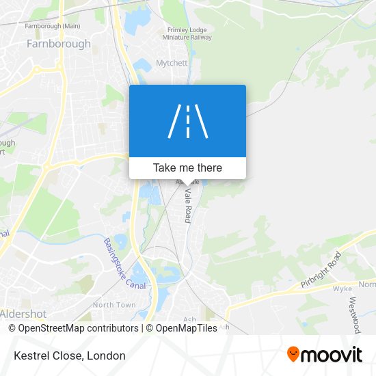 Kestrel Close map