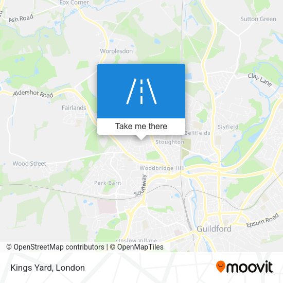 Kings Yard map