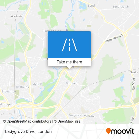 Ladygrove Drive map