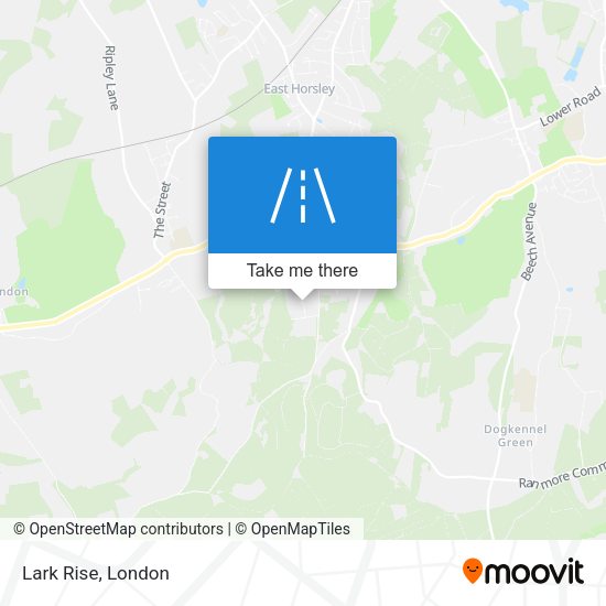 Lark Rise map