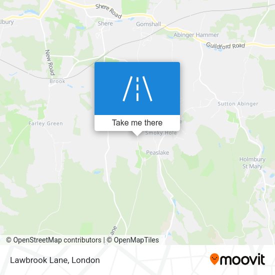 Lawbrook Lane map