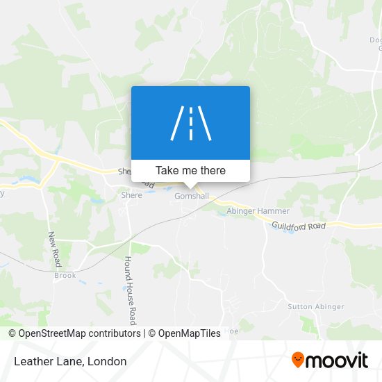Leather Lane map