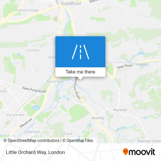 Little Orchard Way map