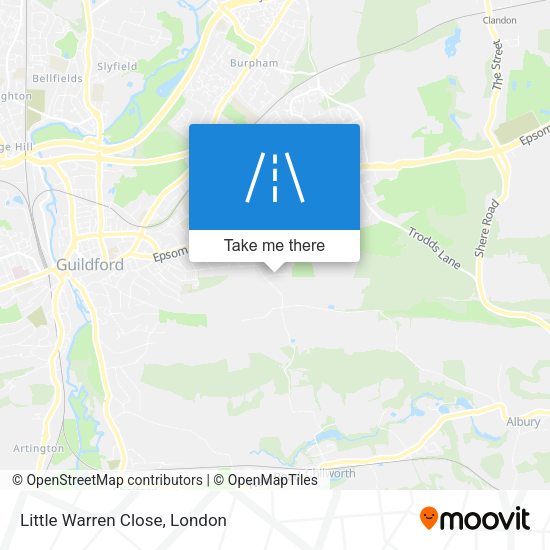 Little Warren Close map
