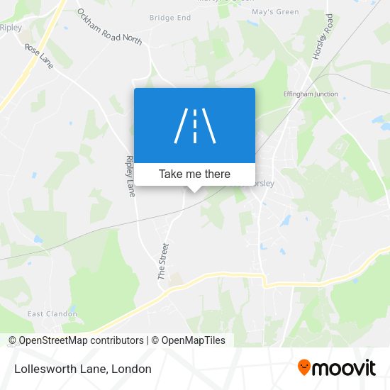 Lollesworth Lane map