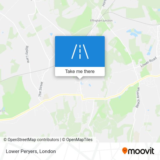 Lower Peryers map
