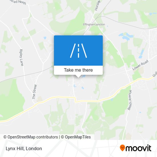Lynx Hill map