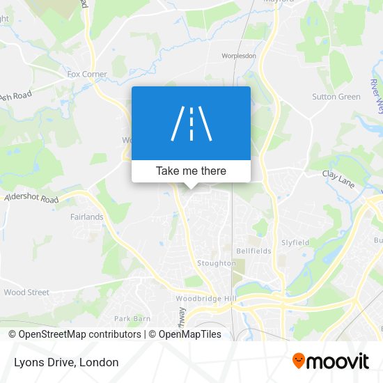 Lyons Drive map