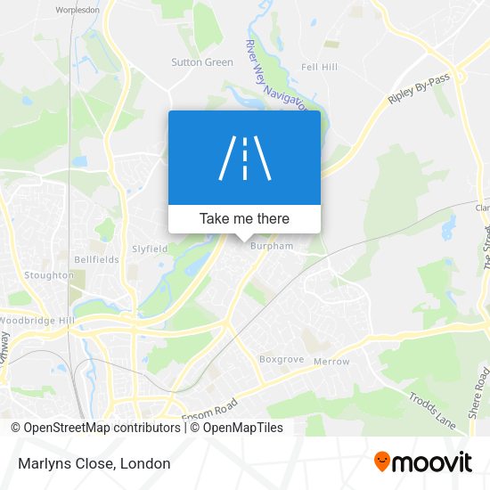 Marlyns Close map
