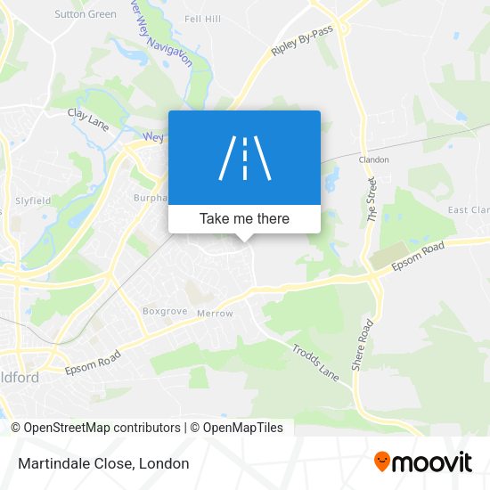 Martindale Close map