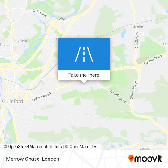 Merrow Chase map