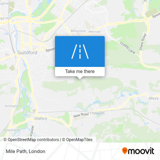 Mile Path map