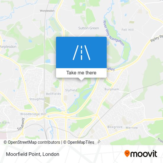 Moorfield Point map