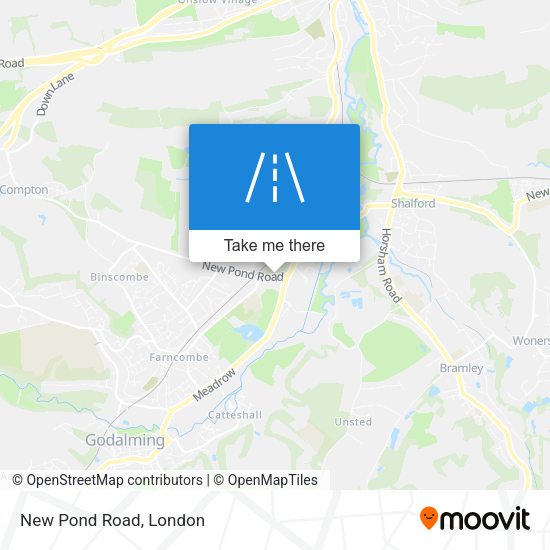 New Pond Road map
