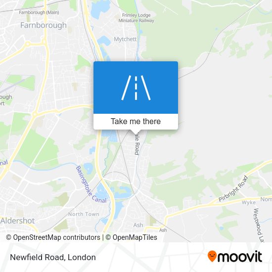 Newfield Road map