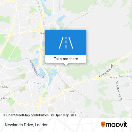Newlands Drive map