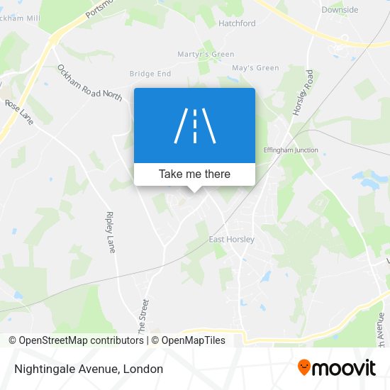 Nightingale Avenue map