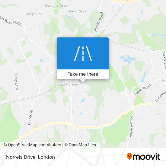 Norrels Drive map