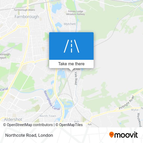 Northcote Road map