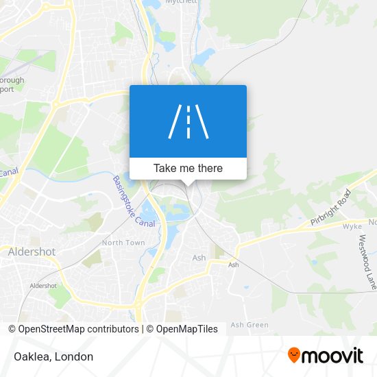 Oaklea map