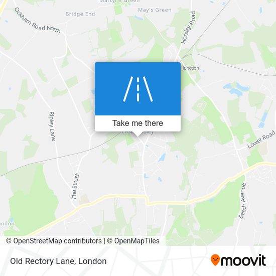 Old Rectory Lane map