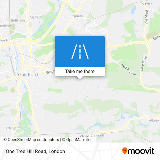 One Tree Hill Road map