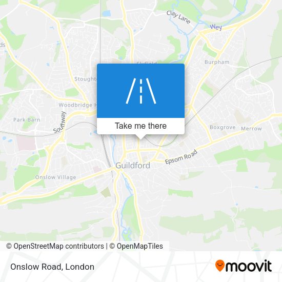 Onslow Road map