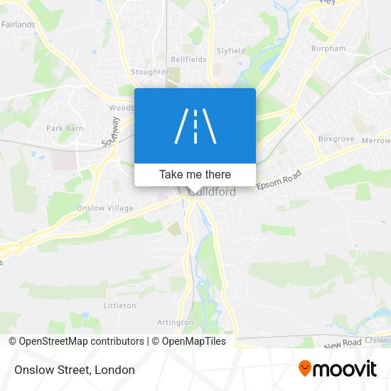 Onslow Street map