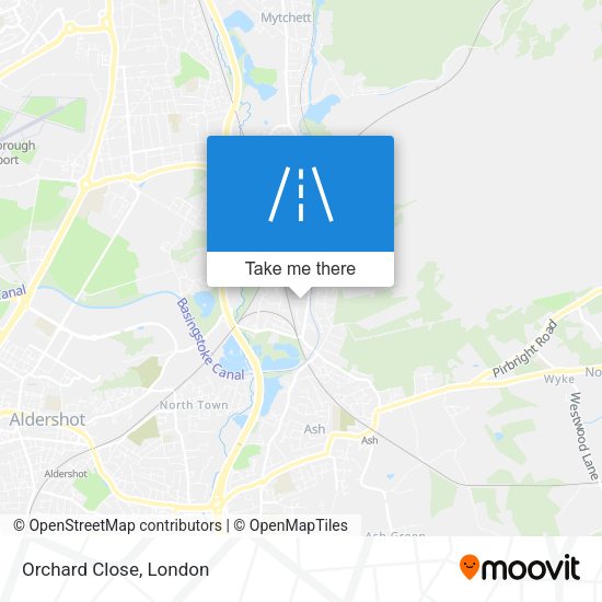 Orchard Close map