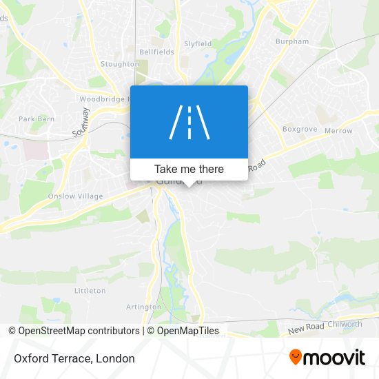 Oxford Terrace map