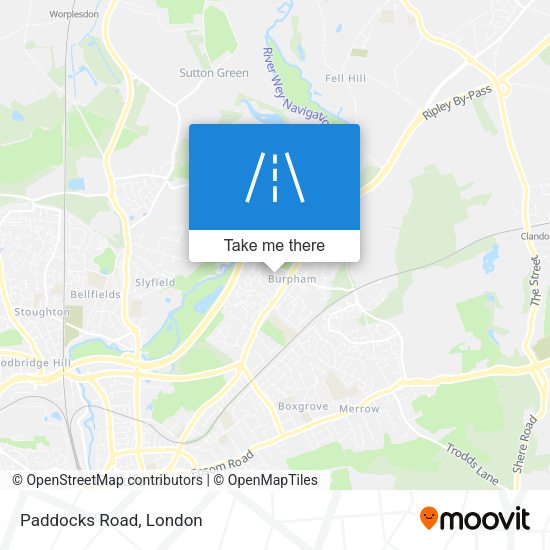 Paddocks Road map