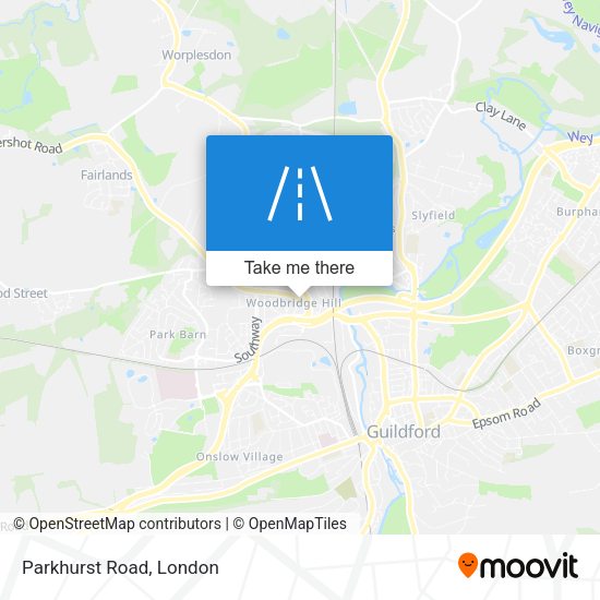 Parkhurst Road map
