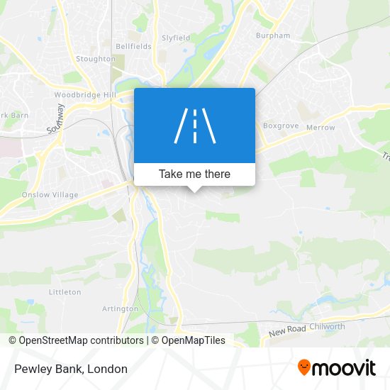 Pewley Bank map
