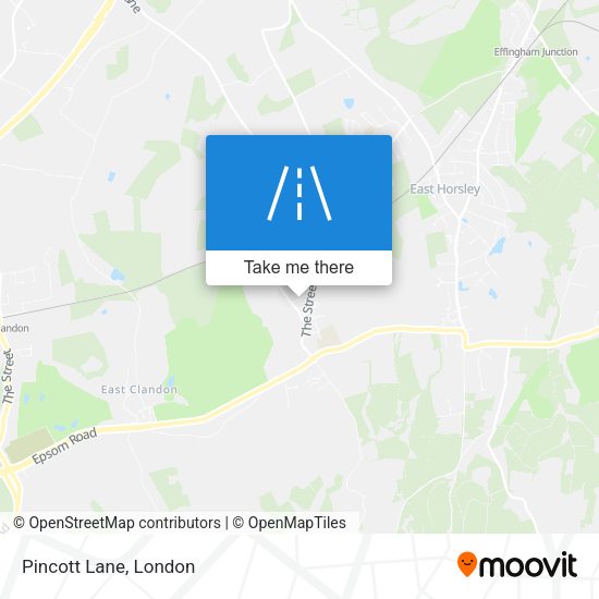 Pincott Lane map