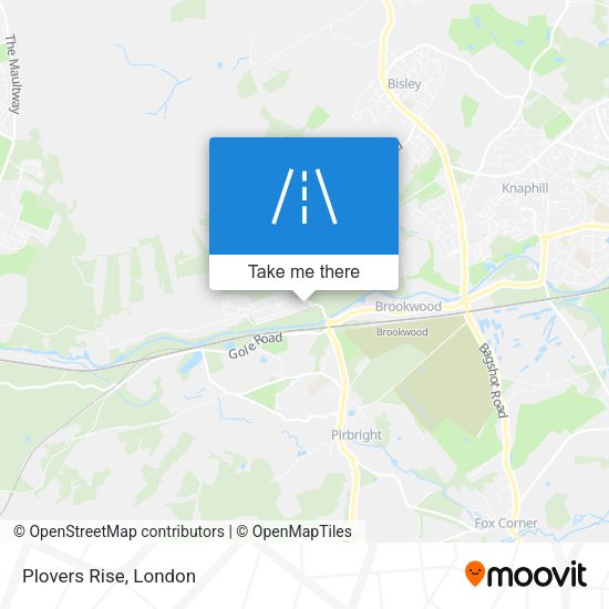Plovers Rise map
