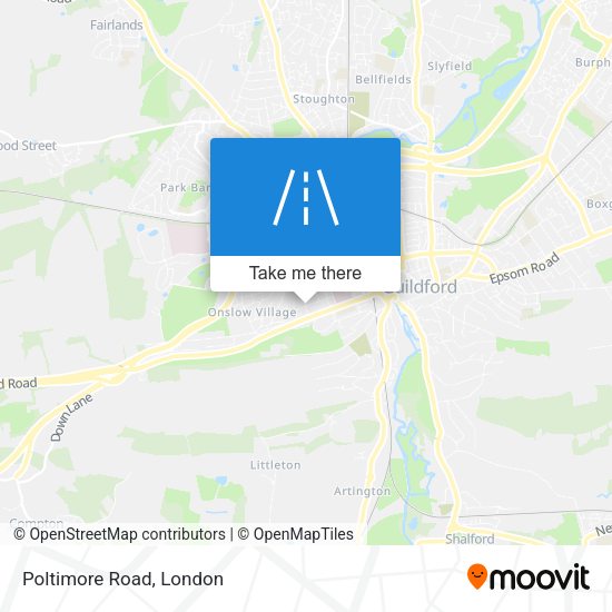 Poltimore Road map