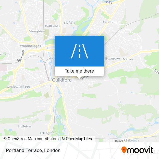 Portland Terrace map