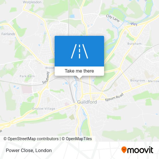 Power Close map