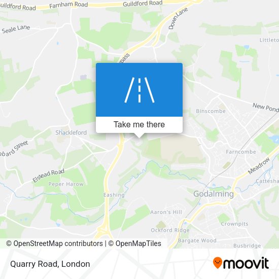 Quarry Road map