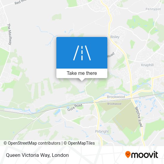 Queen Victoria Way map