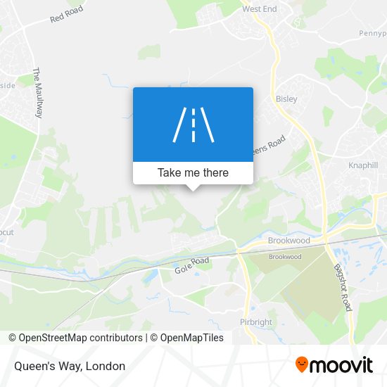 Queen's Way map
