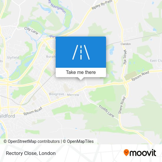 Rectory Close map
