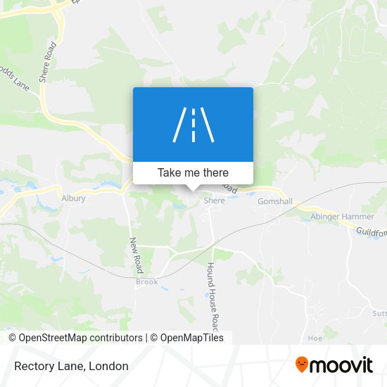 Rectory Lane map