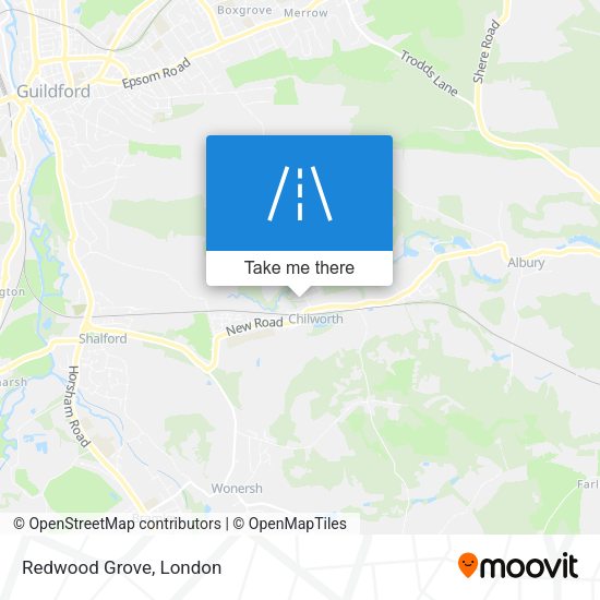 Redwood Grove map