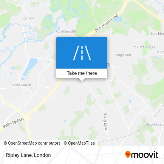 Ripley Lane map