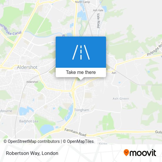 Robertson Way map