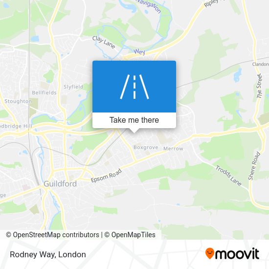 Rodney Way map
