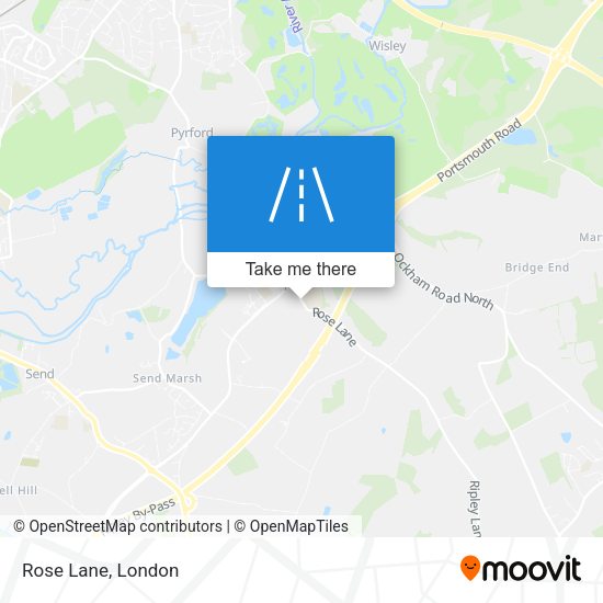 Rose Lane map