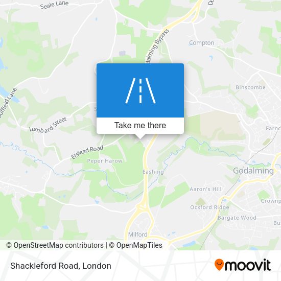 Shackleford Road map