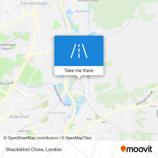 Shackleton Close map